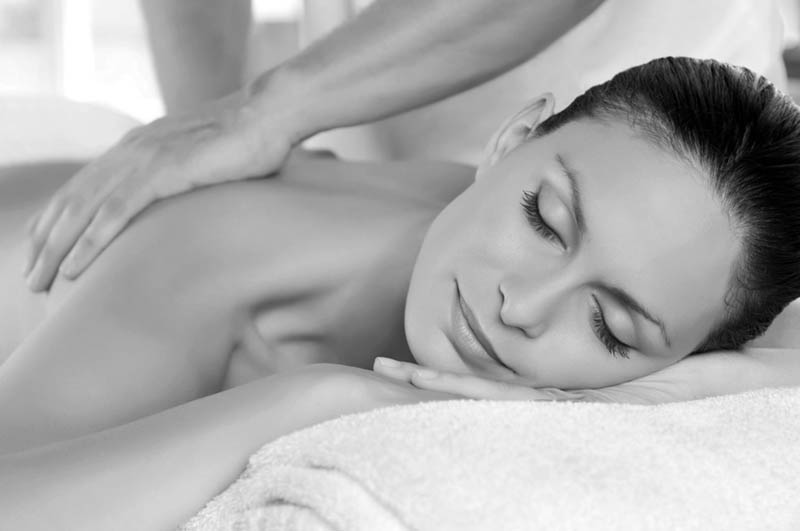 Woman getting a massage